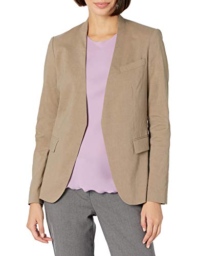 theory collarless blazer
