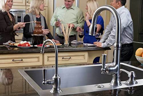Newport Brass 2470-5103 Jacobean Kitchen Faucet With Metal Lever Handle And Pull, Oil Rubbed Bronze #TOP4