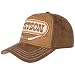 Produktbild Stetson Buffalo Horn Cap Herren (Snapback) - One Size 56-59 cm Basecap größenverstellbar - Baseballcap aus Velourstoff - Baseball Cap mit Markenschriftzug - Kappe Sommer/Winter braun One Size