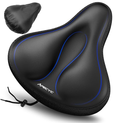 APECYC Wide Gel Padded Bike Cushion