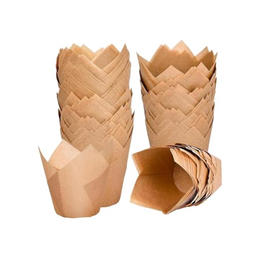 SHREE RAJ ENTERPRISE Cupcake Liners Oil Resistant Baking Cups Paper Muffin Liners for Oven Baking Cupcakes Muffins Desserts Party Events Home Kitchen Cake Decorating and Food Preparation Deal