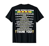 Mens Thank You To The Vietnam Veterans - Gift Tee