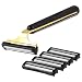 Ruilogod Black Plastic Handle Double Layer Blades Manual Shaver Razor (id: 071 6de 0d8 70e 158