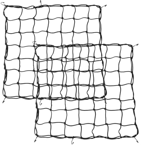 15"x15" Cargo Net for Bike Fuel Tank, Seat, Carrier & Helmets, St...