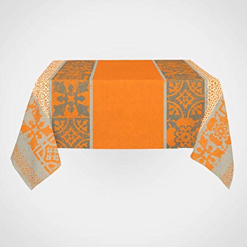 Autrefois Nappe Jacquard Enduite, Nappe Anti Tache, Tissu Facile à