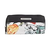 Stone Mountain Floral Pebble Bonded Leather Organizer Wallet 0 White multi/black