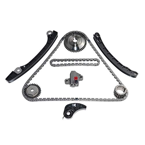 NEWZQ Full Timing Chain Kit Replacement for Nissan Versa Juke Tiida Micra Note 1.6L Engine: HR16DE 13070-ED010 13021-ED000 13070-ED000