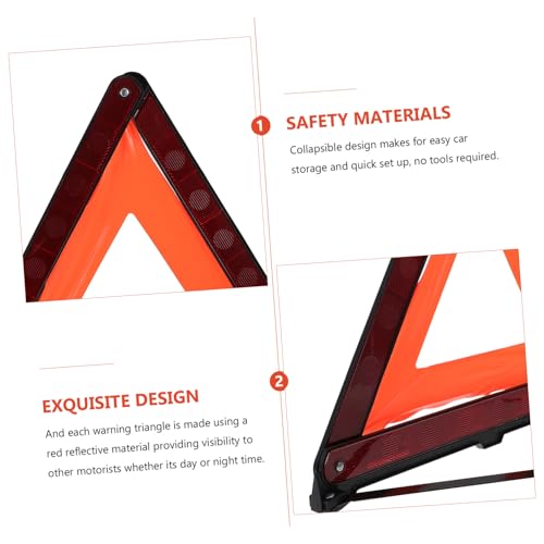 3 Triángulos Reflectivos de Emergencia Plegables miniatura 7