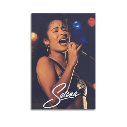 LIHAIXUAN Selena Quintanilla - Póster artístico en lienzo para pared, impresiones artísticas para decoración de pared, 60 x 90 cm, estilo sin marco