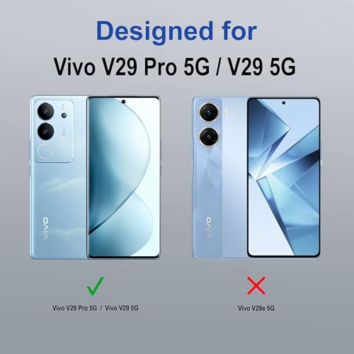 Image of Zapcase Back Case Cover for Vivo V29 Pro 5G | Compatible for Vivo V29 Pro 5G Back Cover | Case Cover with Camera Protection | (TPU + PC | Translucent Purple)