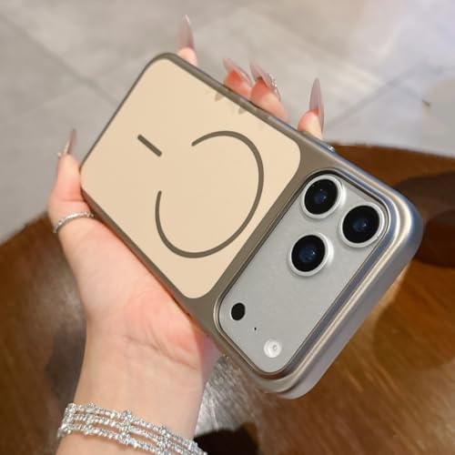 RNOZX For iPhone 16 Pro�p�����^�}�O�l�b�g�P�[�X�iFor iPhone 16 Pro/�S�[���h�j