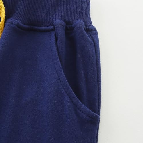 Toddler Boys Sports Pants Autumn Cotton Children's Sports Pants 2-Pack4