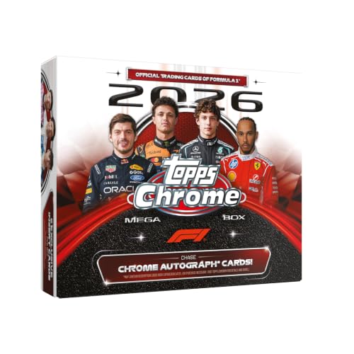 2026 Topps Chrome Formula 1 - Factory Sealed - Mega Box