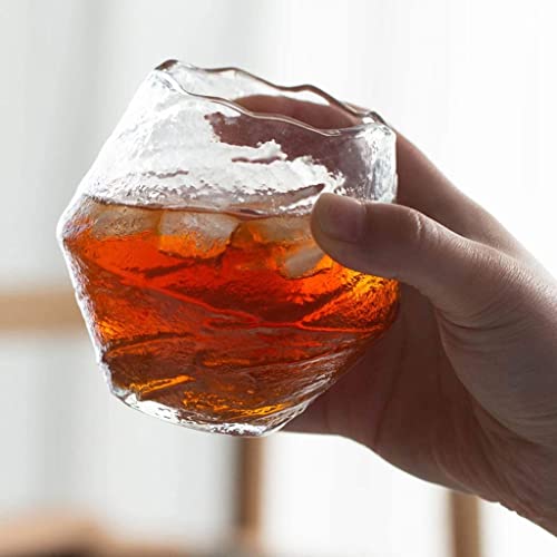 Whiskey Champagne Glasses Water Tumblers Glasses Coffee Cup Set Household High Temperature Resistant Transparent Tea Cup Whiskey Glass/Wine Whiskey Glass/Beverage/Tea/Juice Drinking Glasses Wine Glass #TOP5