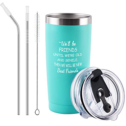 We’ll Be Friends Best Friend Travel Tumbler, Inspirational Friendship Birthday ...
