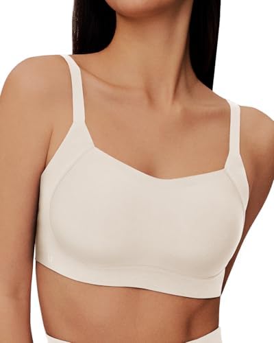 Ubras Lift Support Bra with Widen Side, Full Coverage Seamless Bralette no Underwire, No Show Comfortable Bra