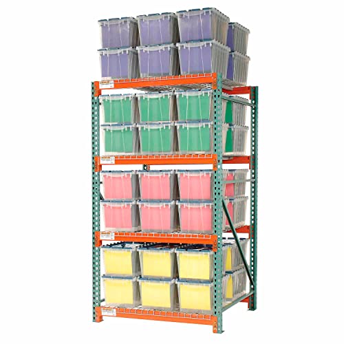 Global Industrial Record Storage Rack Starter Polyethylene Box 48