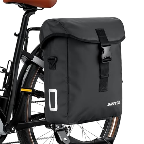 GAVTON Waterproof Electric Bike Rear Rack Panniers 13L