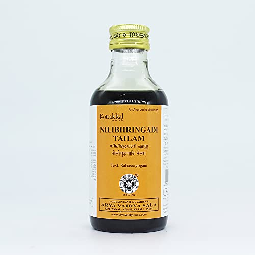 Image of Nilibhringadi Tailam-200ML, (Pack Of 20), Of Arya Vaidya Sala Kottakkal and get Golden Oldie Herbs, Sukanthi Pills-1gm