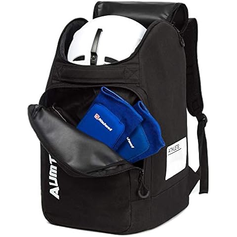 AUMTISC Ski Backpacks Boot Bag Ski Boot Bag Ski Backpack Ski Boot Backpack Ski Bag Ski Boot Helmet Bag Helmet Backpack Ski Helmet Bag Black Cover