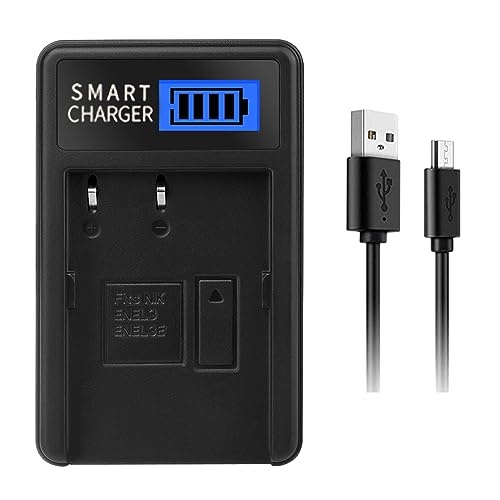 EN-EL3 - Batería de cámara con pantalla LCD para D100 D100 SLR D200 D300 D300s D50 D70 D70s D80 D90 DSLR D700