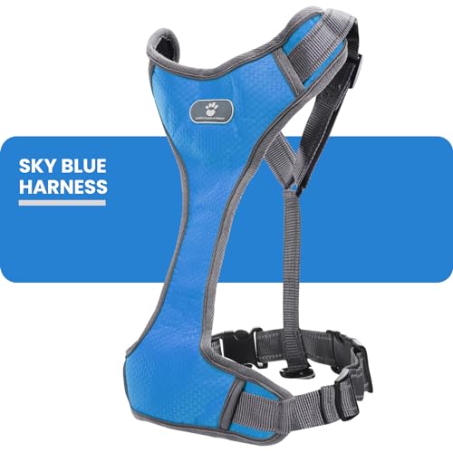 Image of Wooflix Dog Harness for Medium Dogs - Strong & Durable Dog Harness with Secure Fit, Quick-Release Buckle & Reflective Strap Thread - Suitable for Medium Size Dogs up to 30 Kgs