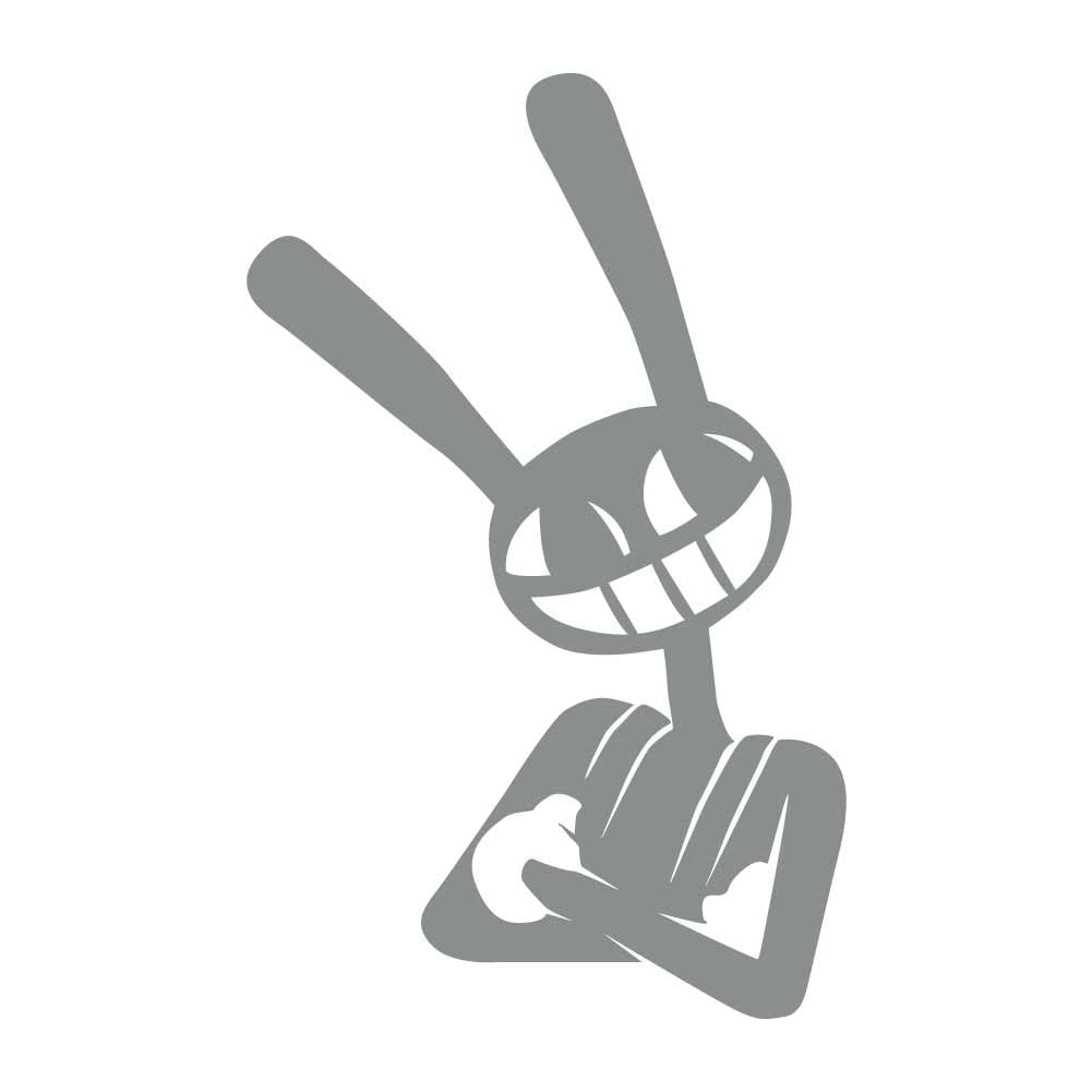 Amazon.com: Jax Rabbit Arms Crossed, Digital Circus 10 inch Grey