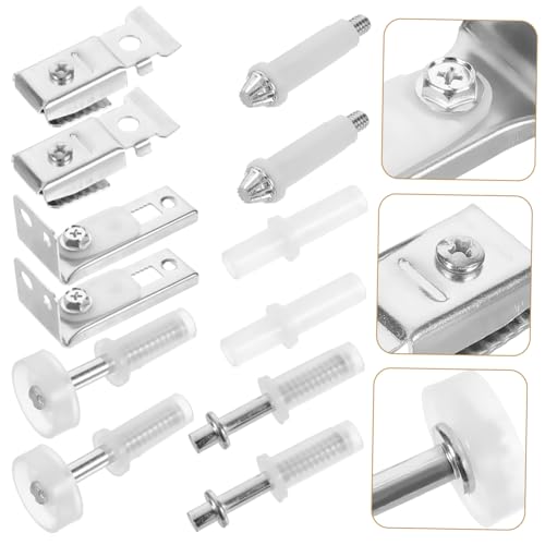 Kit de herrajes para puerta bifold de clóset DOITOOL, incluye riel para puerta corrediza para uso residencial y comercial miniatura 5