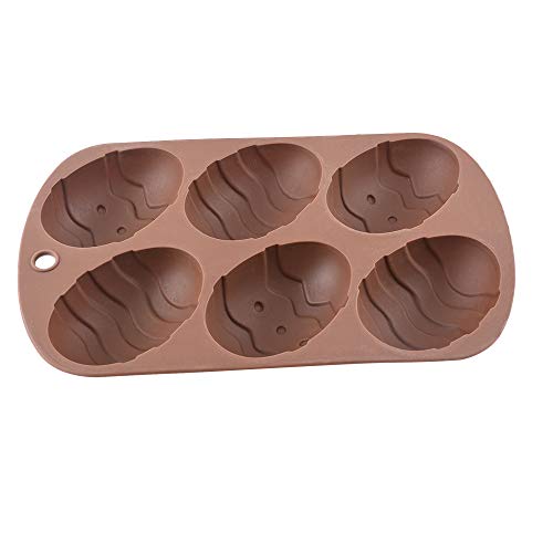 image for zengxiaoyun Easter Egg Molds, 3D Dinosaur Egg Chocolate Mold Giant Ost