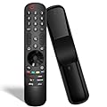 Universal Replacement Remote for LG TVs: for All OLED, QNED, Nano, UHD 4K/8K webOS Smart TVs & for Magic Remote Series MR21/22/23/24GA/GN/GC – Featuring Voice Control, Pointer, and Streaming Hot Keys