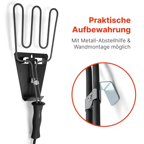 Clatronic® elektrischer Grillanzünder | Anzünden von Holzkohle | Grillfeuer in ca. 10 Min | Anzünder mit minimaler Rauchentwicklung | Keine Chemikalien u. Geruchsbildung | Grill Zubehör | EGA 3404