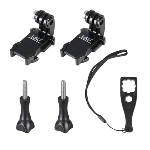 Soporte de gancho J HSU para grabar rutas en bicicleta con Go Pro Hero 12 o Campark