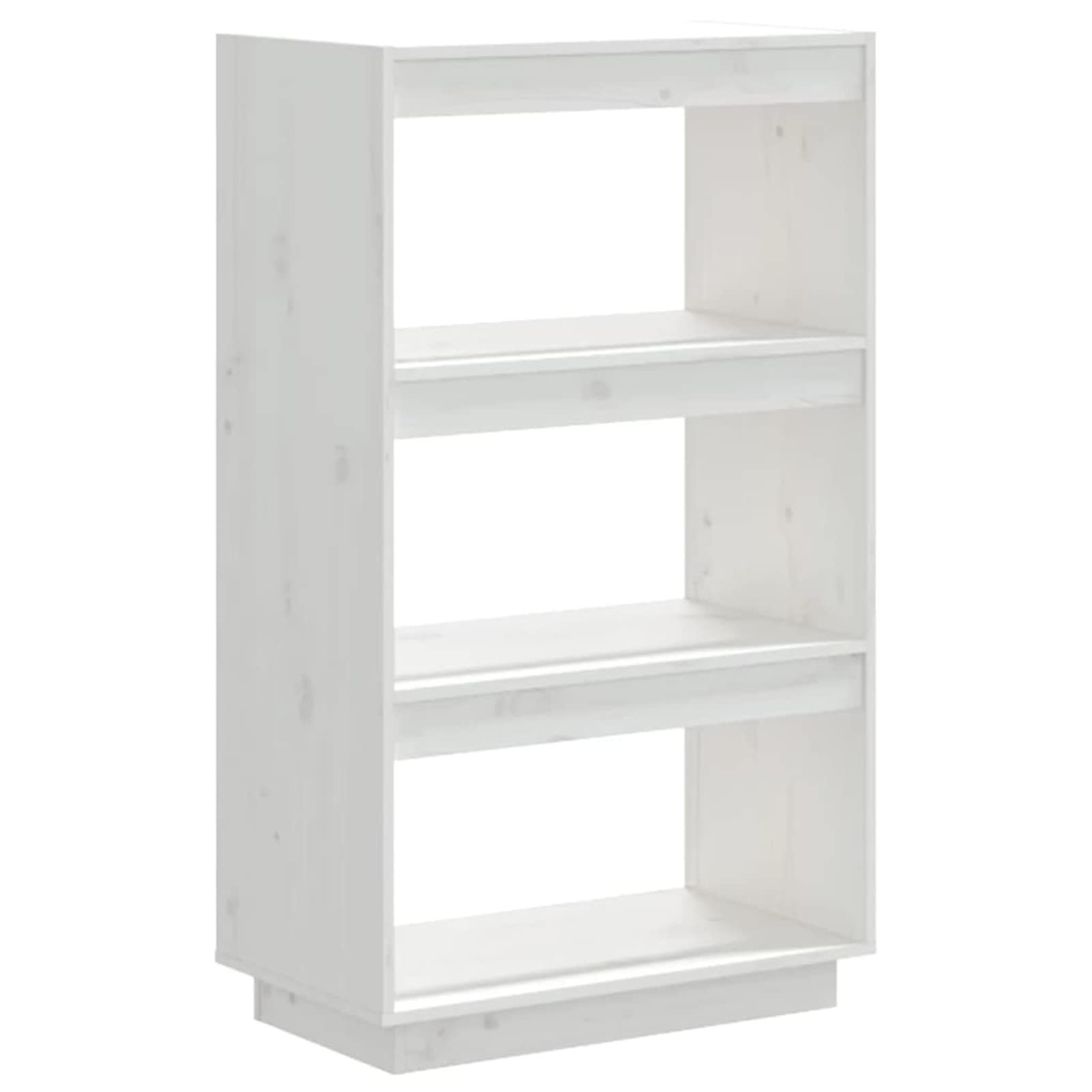 Homgoday Bücherschrank/Raumteiler Weiß 60x35x103cm Massivholz Kiefer Bücherregal Lagerregal Standregal Lagerregal Bücherregal Regal für Wohnzimmer Home Office Möbel