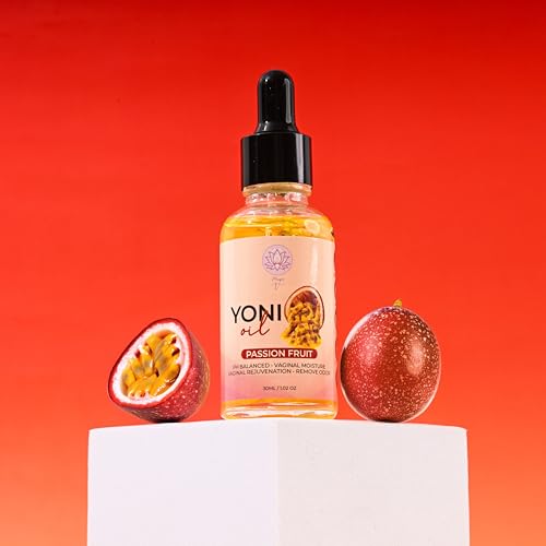 Image of Magic V Yoni Oil for Women - Organic Feminine Care Vaginal Moisturizer, pH Balance & Odor Control, Soothes Ingrown Hair & Razor Bumps - Passion Fruit Scent
