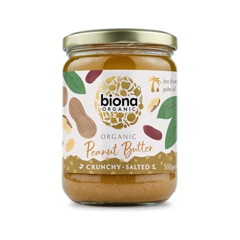 Biona Organic Crunchy Peanut Butter 500g Cover