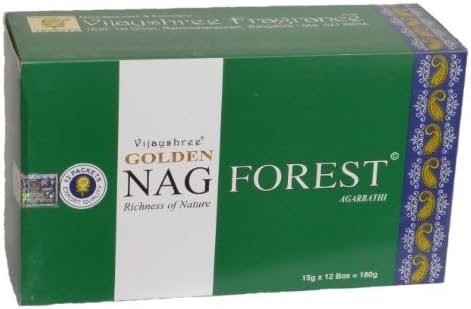 180 gms Box of GOLDEN NAG FOREST Agarbathi Incense Sticks - in stock and by Busy Bits by Golden Nag