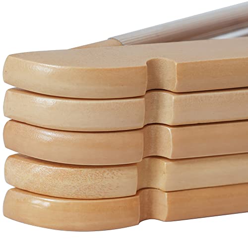 BAKAJI Set 20 Grucce in Legno con Barra