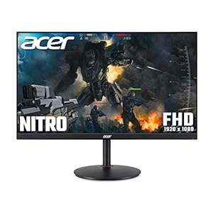 Acer Nitro XV270Pbmiiprfx 27 inch Full HD Gaming Monitor (IPS Panel, FreeSync, 165Hz (OC), 1ms, HDR 10, Height…