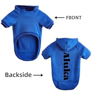   Custom-Dog-Hoodie-for-Medium-Large-Pets-Personalized-PhotoText-Pet-Warm-Pullover-Pet-Hoodie-Custom-Sweatshirt-with-Name-Number-Gift-Hood-and-Pockets-for-Chihuahua-Pupppy-Kitten