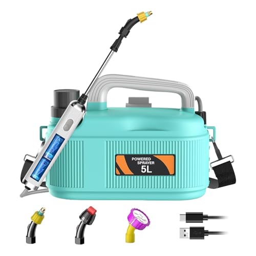 Outdoor Sprayer - Electric Water Mister Pump, 5L Rechargeable Spray