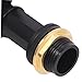 Healifty Barrel Valve Faucet Rain Barrel Spigot Kit Plastic Brass Flow Switch Garden Tool