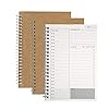 3 Stuks Dagelijks Planner Notitieboek, Kladblok Dagelijks Plan Notebooks, 100 Pagina’s/50 Pagina’s Elk, Takenlijsten…