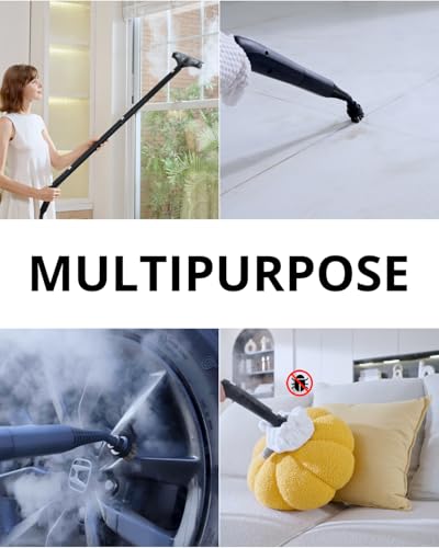 Steam Cleaner: 40s Fast Heating-0.66Gal (2.5L) Large Tank-21 PCS Kit-No Cooling-Refill Anytime-Detachable Hose Multi Portable Steamer Mop for Home Car Bed Furniture Tile Grout Floor Cleaning - Image 6