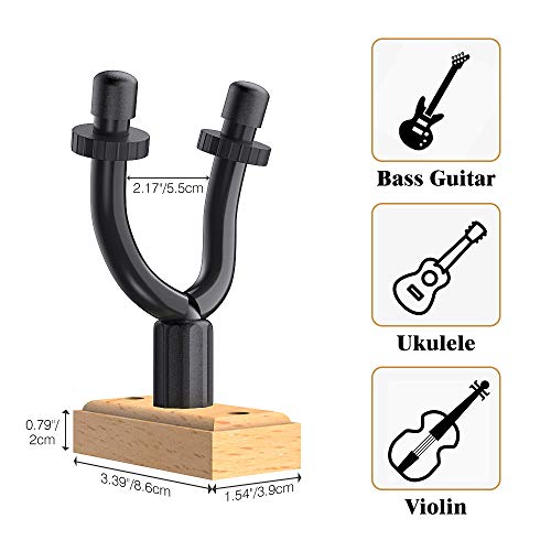 MoKo Support Mural pour Guitare, Lot de 2 Crochet de Guitare à Base de Bois Dur, Support de Guitare Ajustable pour… - Les Beatles, Paul McCartney, John Lennon, RIngo Starr, George Harrison MoKo Support Mural pour Guitare, Lot de 2 Crochet de Guitare à Base de Bois Dur, Support de Guitare Ajustable pour… – Image 6