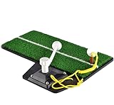 【Adecuado para】: Adecuado tanto para golfistas zurdos como diestros. El resultado del swing permite a los usuarios ser conscientes de su estado de swing, lo que ayuda a corregir su posición de swing mediante la práctica repetida.