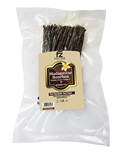 Madagascar Vanilla Beans, Gourmet Bourbon Whole Vanilla Bean Pods for Pure Vanilla Extract, Cooking and Baking (7" - 1/2 Lb)