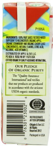 Apple & Eve Organic Juice, Fruit Punch, 3 Count, Pack of 9
