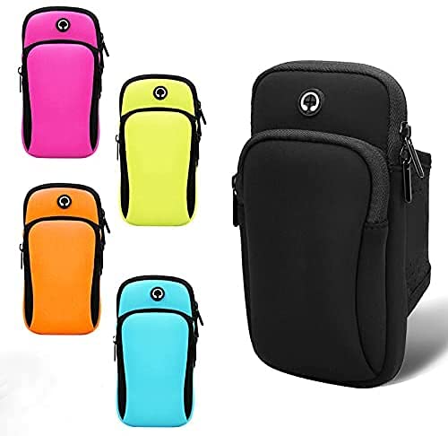 Mobile Phone Case for Running, Jogging, Sports, Gym | Mobile Phone Holder, Sports Armband Phone Holder, Arm Bag, Wrist Bag, Smartphone Armband (Pink)