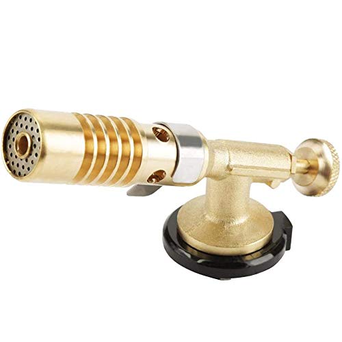 Antorcha culinaria para soldar, antorcha profesional Chef de latón, pistola de gas butano culinario para exterior, barbacoa, camping, cocina, soldadura, soldadura