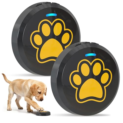 ChunHee Dog Bells to Go Outside - Bell for Dogs to Ring to Go Potty | Chew-Proof Dog Door Bell | 0-115dB Adjustable Volume & 28 Ringtones | Bells for Dog Training to Go Outside Without Barking